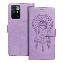 MEZZO knygų dėklas XIAOMI Redmi 10 / 10 2022 sapnų gaudyklės violetinė spalva