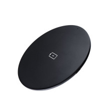 Belaidis įkroviklis Forcell F-Energy Qi QC 15W + duomenų kabelis USB C į USB A, juodas