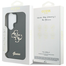 GUESS case for SAMSUNG S26 Ultra GUHMS26LHGTMLCGK (IML Big Metal 4G and Script) black