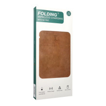 Mouse pad with wireless charger 15W OJD-82 brown grey Mouse pad with wireless charger 15W OJD-82 brown grey