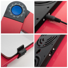 Desk for laptop uniwersal adjustable with cooling YL-803 red Desk for laptop uniwersal adjustable with cooling YL-803 red
