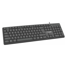 Laidinė klaviatūra USB A QWERTY K372 juoda