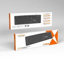 Laidinė klaviatūra USB A QWERTY K372 juoda