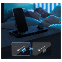 Wireless charge Forcell F-Energy 3in1 MagNetix USB C Qi2 20,5W compatible with MagSafe black 0INT