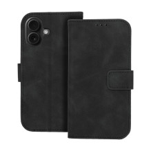 Flip case for iPhone 16 Tender Book black Flip case for iPhone 16 Tender Book black