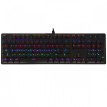 ART wire mechanical keyboard USB A QWERTY LED AK-51 black