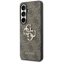 GUESS case for SAMSUNG S26 Plus GUHCS26M4GMGBR (4G Big Metal Logo) brown