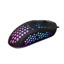 ART laidinė kompiuterio pelė USB A dpi su apšvietimu AM-99 juoda