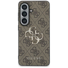 GUESS case for SAMSUNG S26 Plus GUHCS26M4GMGBR (4G Big Metal Logo) brown