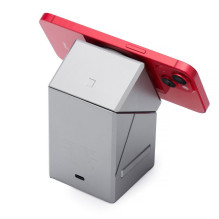 Wireless charger Forcell F-Energy 3in1 Rotation Cube Qi2 compatible with MagSafe (F-06) silver
