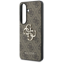 GUESS case for SAMSUNG S26 Plus GUHCS26M4GMGBR (4G Big Metal Logo) brown