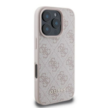GUESS case for IPHONE 16 Pro Max GUHCP16XG4GFPI (PU 4G Classic) pink