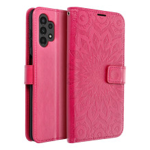 MEZZO knygų dėklas SAMSUNG A13 4G mandala purpurinė MEZZO knygų dėklas SAMSUNG A13 4G mandala purpurinė