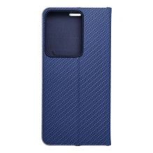 Flip case for Xiaomi Redmi NOTE 13 PRO 4G / Poco M6 PRO 4G Luna Book Carbon blue
