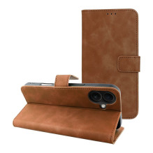 Flip case for iPhone 16 PLUS Tender Book brown