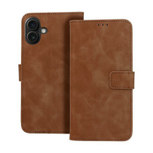 iPhone 16 PLUS dėklas, rudas, su atverčiamu knygutės formos dėklu, skirtas „Tender Book“ telefonui. iPhone 16 PLUS dėklas, rudas, su atverčiamu knygutės formos dėklu, skirtas „Tender Book“ telefonui.