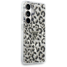 GUESS case for SAMSUNG S26 GUHMS26SHLEGTGLK (Magnetic IML Leopard Print Triangle) black