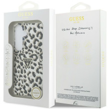 GUESS case for SAMSUNG S26 GUHMS26SHLEGTGLK (Magnetic IML Leopard Print Triangle) black