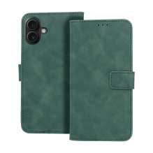 Flip case for iPhone 16 PLUS Tender Book green Flip case for iPhone 16 PLUS Tender Book green