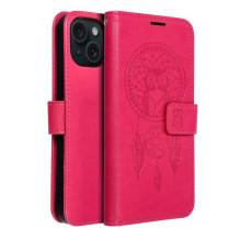 MEZZO Book case for IPHONE 15 dreamcatcher magenta MEZZO Book case for IPHONE 15 dreamcatcher magenta