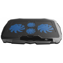 Cooling stand for laptop ART P4 2 x USB A LED black Cooling stand for laptop ART P4 2 x USB A LED black