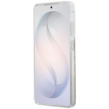 GUESS dėklas SAMSUNG S26 Ultra GUHMS26LHLEGTGLW (magnetinis IML leopardo rašto trikampis) rudas