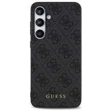 GUESS case for SAMSUNG S24 FE GUHCS24FEG4GFGR (HC PU 4G Metal Logo) grey