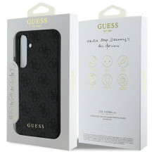 GUESS case for SAMSUNG S24 FE GUHCS24FEG4GFGR (HC PU 4G Metal Logo) grey