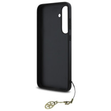 GUESS dėklas, skirtas SAMSUNG S24 FE GUHCS24FEGF4GGR (HC PU 4G Charm), pilkas