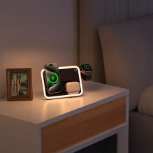 FORCELL F-ENERGY Mag Mirror 15W 3 in 1 wireless charger compatible with MagSafe / Apple Watch / Samsung Watch / Airpods 