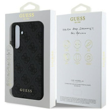 GUESS dėklas, skirtas SAMSUNG S24 FE GUHCS24FEGF4GGR (HC PU 4G Charm), pilkas