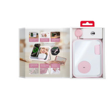 FORCELL F-ENERGY Mag Mirror 15W 3 viename belaidis įkroviklis, suderinamas su „MagSafe“ / „Apple Watch“ / „Samsung Watch