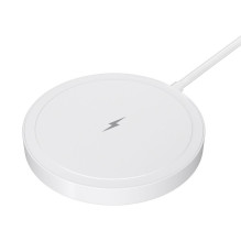 Belaidis įkroviklis BLUE STAR Charing Pad 15w, suderinamas su MagSafe, baltas