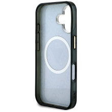 GUESS case for IPHONE 16 compatible with MagSafe GUHMP16SHG4PRTGK (IML Metal Glitter 4G Circle Triangle) black GUESS case for IPHONE 16 compatible with MagSafe GUHMP16SHG4PRTGK (IML Metal Glitter 4G Circle Triangle) black