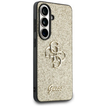GUESS case for SAMSUNG S26 GUHCS26SHG4SGD (Fixed Glitter 4G Big Metal Logo) gold