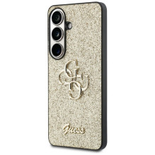 GUESS case for SAMSUNG S26 GUHCS26SHG4SGD (Fixed Glitter 4G Big Metal Logo) gold