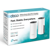 TP-LINK „Wi-Fi Mesh“ maršrutizatorius AC1200 Deco M4 !GbE 2 vnt. pakuotėje