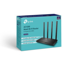 TP-LINK maršrutizatorius „Wi-Fi“ dviejų dažnių: 2,4 GHz, 300 Mbps, 5 GHz, 867 Mbps, TL-ARCHER C6