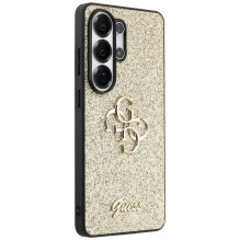 GUESS dėklas, skirtas SAMSUNG S26 Ultra GUHCS26LHG4SGD (fiksuotas blizgučiais 4G didelis metalinis logotipas), auksinis GUESS dėklas, skirtas SAMSUNG S26 Ultra GUHCS26LHG4SGD (fiksuotas blizgučiais 4G didelis metalinis logotipas), auksinis