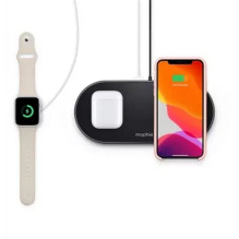 Belaidis įkroviklis 2x10W „Mophie Universal Wireless“ dvigubas, juodas