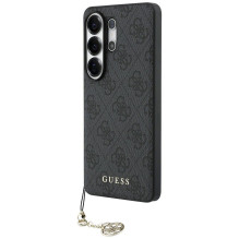 GUESS dėklas, skirtas SAMSUNG S26 Ultra GUHMS26LGF4GGR (PU 4G klasikinis logotipas su žavesiu), juodas