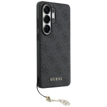 GUESS case for SAMSUNG S26 Ultra GUHMS26LGF4GGR (PU 4G Classic Logo with Charm) black