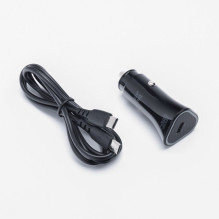 Car charger Blue Star USB C QC3.0 PD AFC 3A 20W + cable USB C to USB C black Car charger Blue Star USB C QC3.0 PD AFC 3A 20W + cable USB C to USB C black