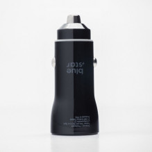 Car charger Blue Star USB C + USB A QC3.0 PD AFC PPS 3A 25W black