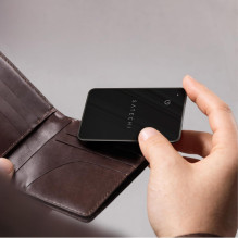 Locator compatible with Apple Find My Satechi Wallet Card shape ST-LFAWCK black Locator compatible with Apple Find My Satechi Wallet Card shape ST-LFAWCK black