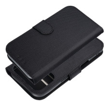 Anti-Theft 4Card RFID Book Case for IPHONE 17 PRO MAX black tech fabric Anti-Theft 4Card RFID Book Case for IPHONE 17 PRO MAX black tech fabric