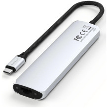 Adapter HUB 7in1 USB C Satechi Slim ST-P7SS silver Adapter HUB 7in1 USB C Satechi Slim ST-P7SS silver