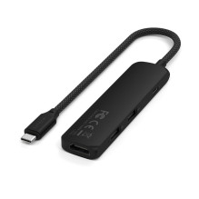 SATECHI adapteris HUB 4in1 Type C ST-P4SK juodas