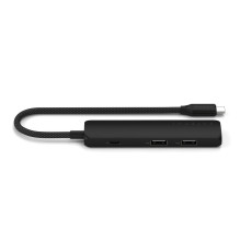 SATECHI adapter HUB 4in1 Type C ST-P4SK black SATECHI adapter HUB 4in1 Type C ST-P4SK black