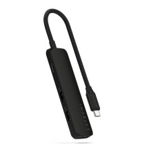 SATECHI adapteris HUB 4in1 Type C ST-P4SK juodas
